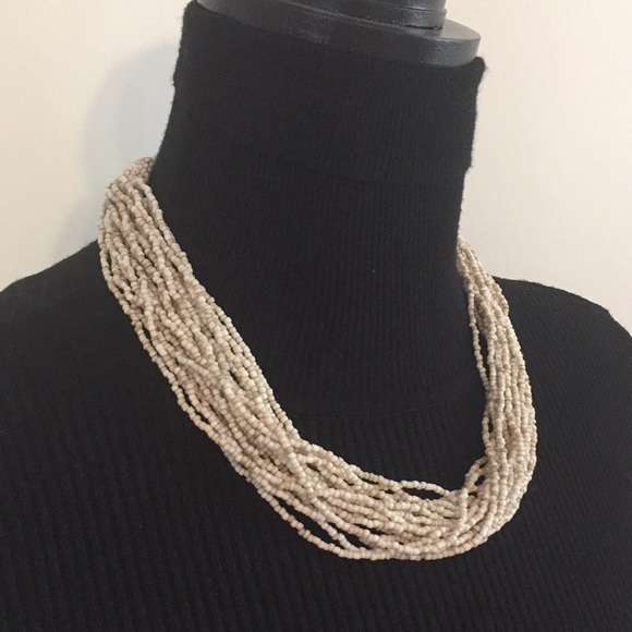 Vintage Jewelry - Bohemian Natural Beats/Stones Handmade Necklace